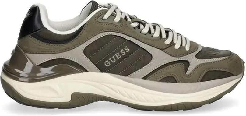GUESS USA Squan3 sneakers met logo-print en vlakken Groen
