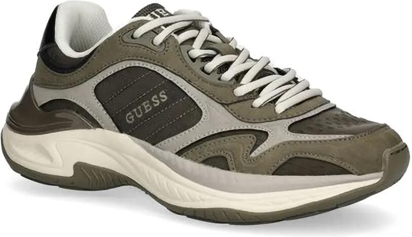 GUESS USA Squan3 sneakers met logo-print en vlakken Groen - Foto 3