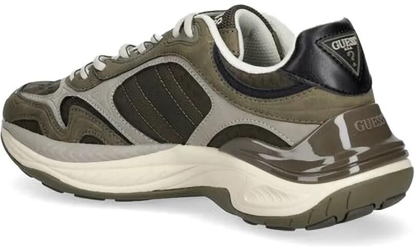 GUESS USA Squan3 sneakers met logo-print en vlakken Groen - Foto 2