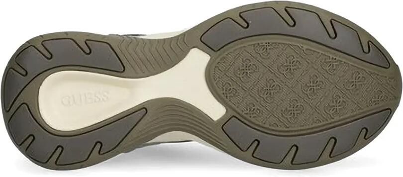 GUESS USA Squan3 sneakers met logo-print en vlakken Groen - Foto 5