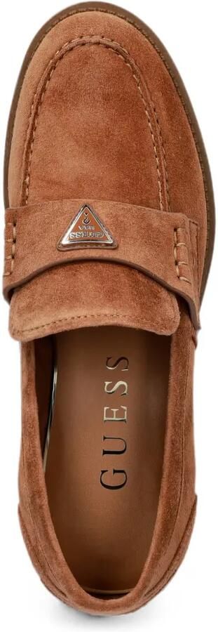 GUESS USA Suède loafers Bruin - Foto 4