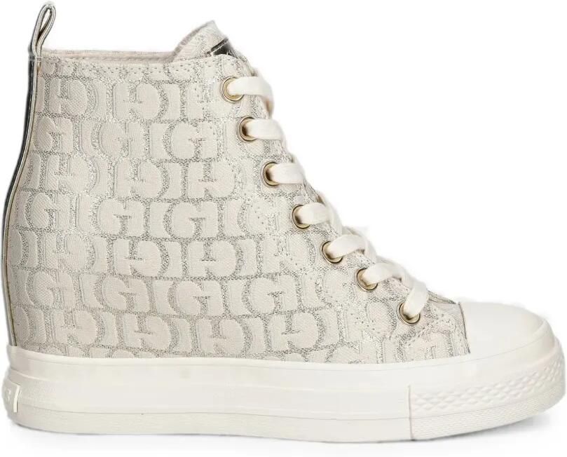 GUESS USA Sundae high-top sneakers Beige
