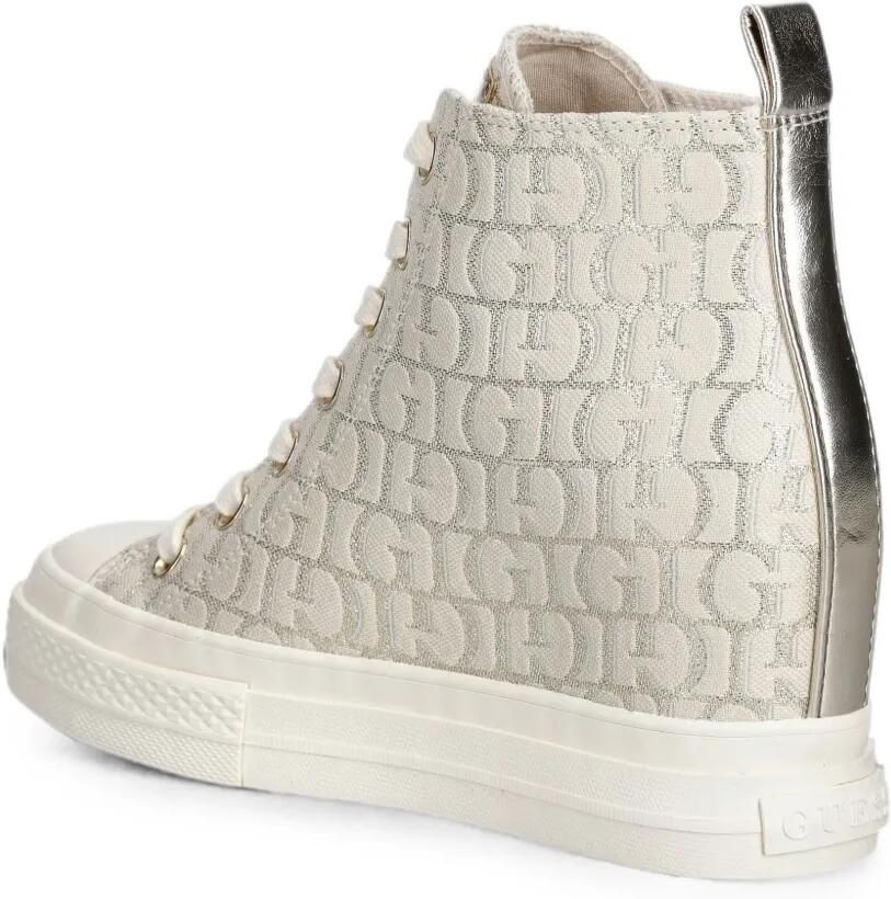 GUESS USA Sundae high-top sneakers Beige - Foto 2