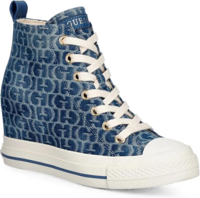 GUESS USA Sundae sneakers met logoprint Blauw - Foto 2