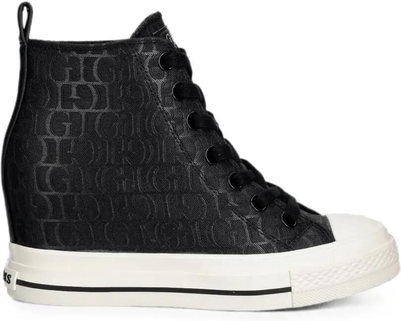 GUESS USA Sundae sneakers met logoprint Zwart