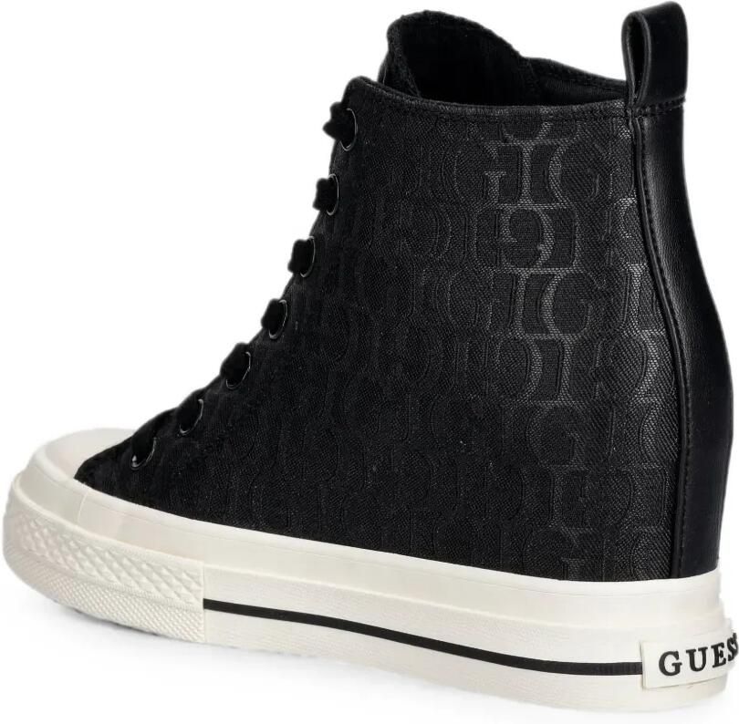 GUESS USA Sundae sneakers met logoprint Zwart - Foto 2