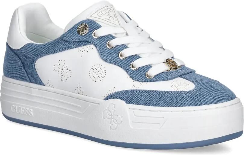 GUESS USA Swole geperforeerde sneakers Wit - Foto 3
