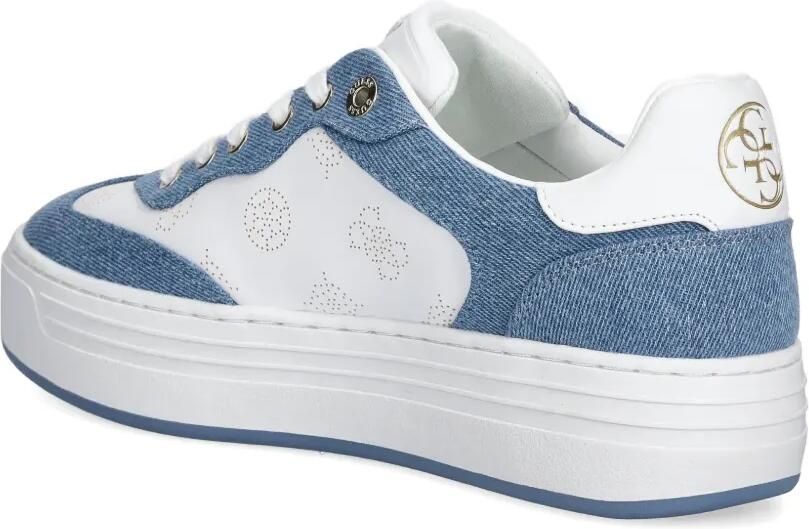 GUESS USA Swole geperforeerde sneakers Wit - Foto 2