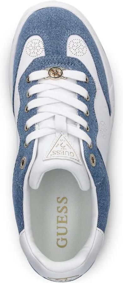 GUESS USA Swole geperforeerde sneakers Wit - Foto 4