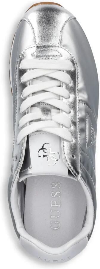 GUESS USA tIAH2 sneakers met logo Zilver - Foto 4