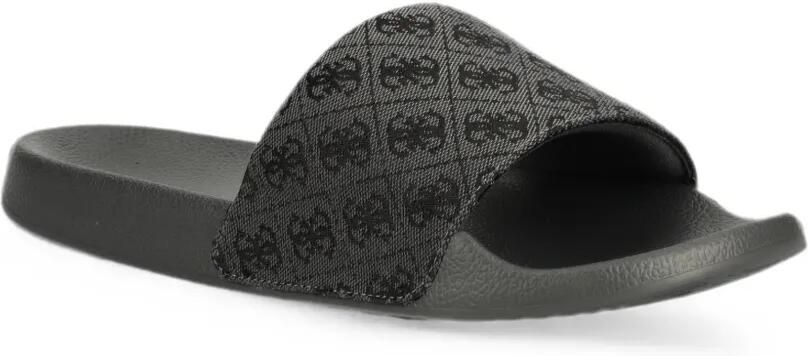GUESS USA Tokyo 4G slippers met monogramprint Grijs - Foto 4