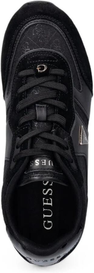GUESS USA Tyrah suède sneakers Zwart - Foto 4