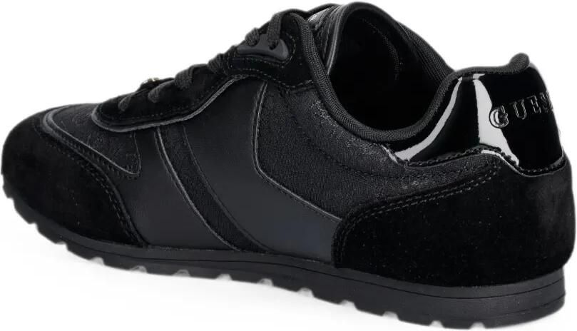 GUESS USA Tyrah suède sneakers Zwart - Foto 3