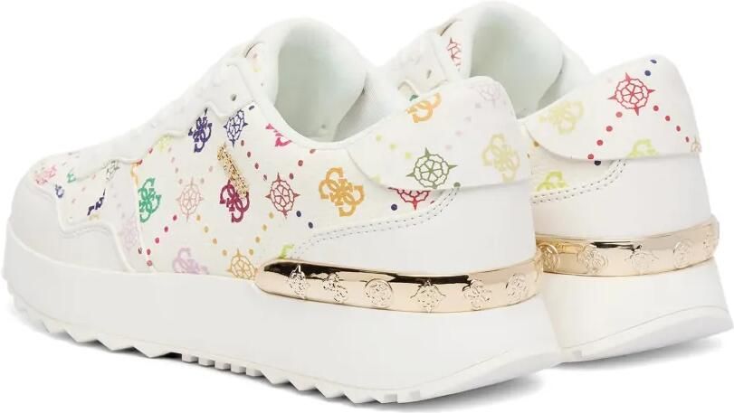 GUESS USA Vinsa logoprint sneakers Wit - Foto 3