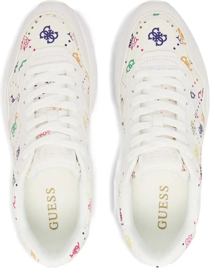 GUESS USA Vinsa logoprint sneakers Wit - Foto 2