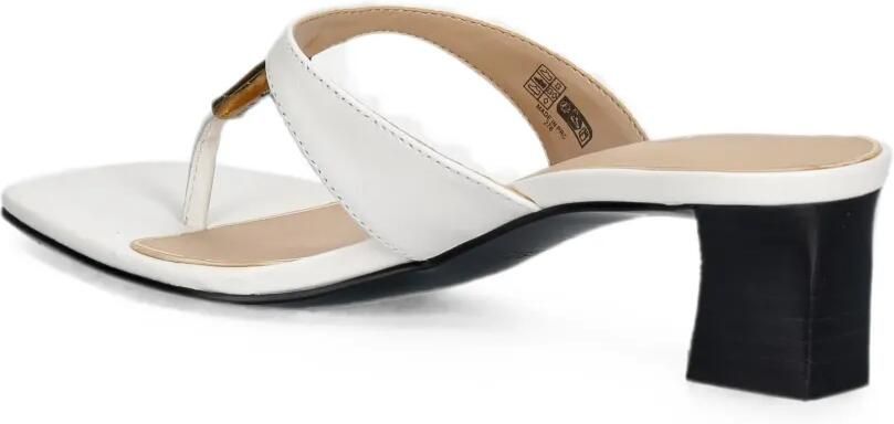 GUESS USA Yaiza sandalen met vierkante neus en logoplakkaat Wit - Foto 2