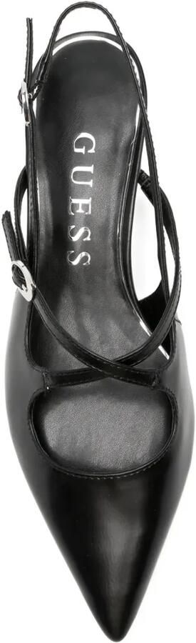 GUESS USA Yasira slingback pumps met puntige neus Zwart - Foto 4