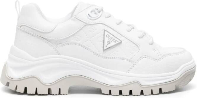 GUESS USA Zaylin sneakers met vlakken Wit