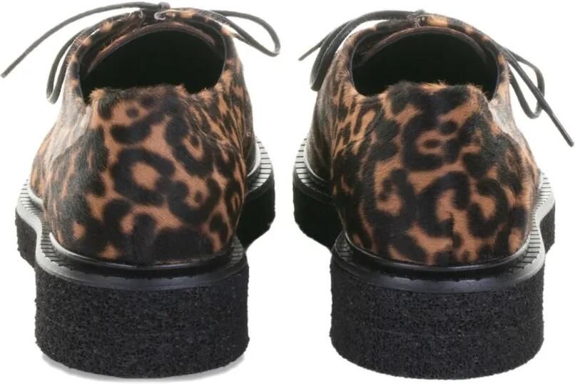 GUGLIELMO ROTTA 30 mm derby veterschoenen met luipaardprint Bruin - Foto 3