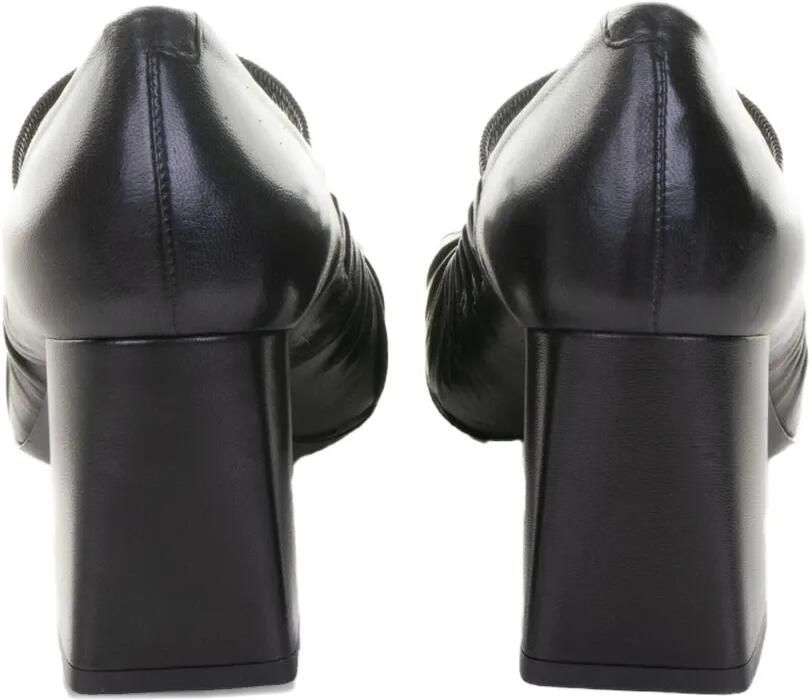 GUGLIELMO ROTTA 70 mm leren pumps met blokhak Zwart - Foto 2
