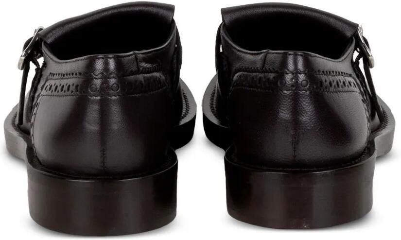 GUGLIELMO ROTTA fringe-buckle-detail loafers Bruin - Foto 2