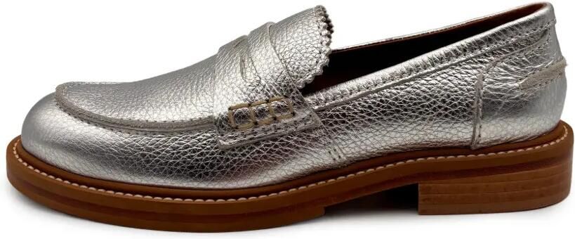 GUGLIELMO ROTTA Gewelfde loafers Grijs