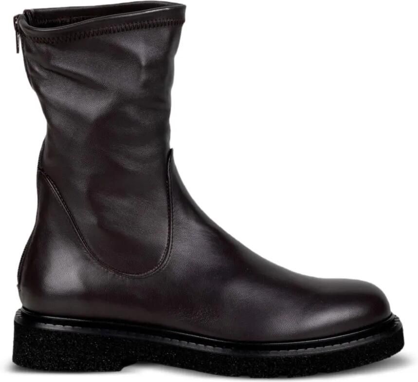 GUGLIELMO ROTTA Kent rear-zip ankle boots Bruin