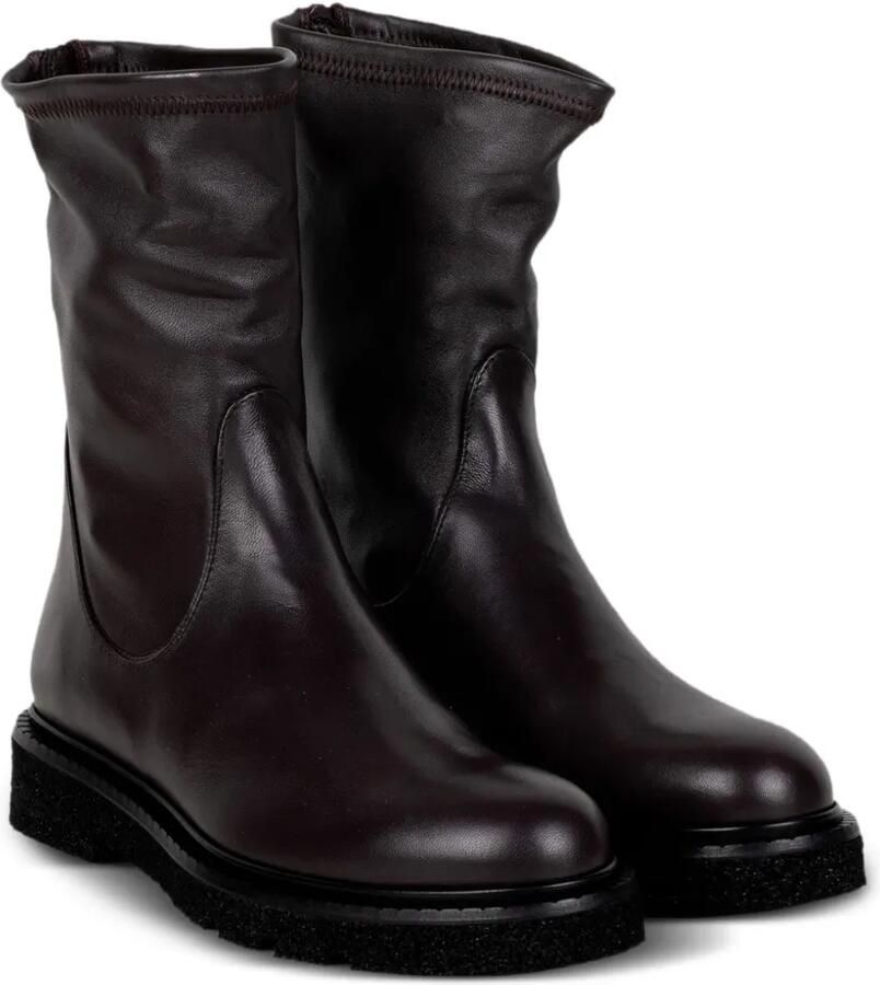 GUGLIELMO ROTTA Kent rear-zip ankle boots Bruin - Foto 2