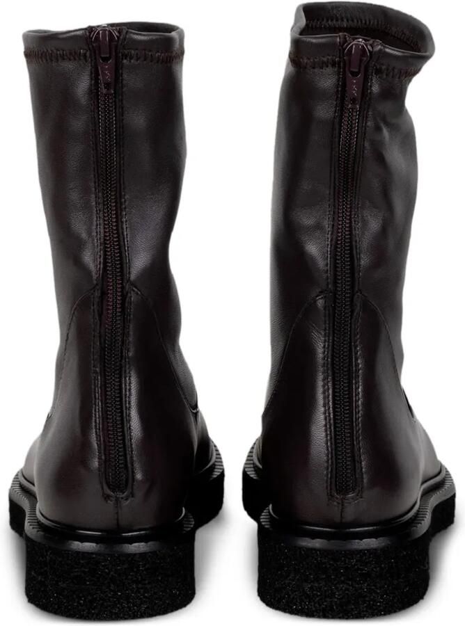 GUGLIELMO ROTTA Kent rear-zip ankle boots Bruin - Foto 3