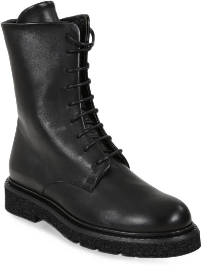 GUGLIELMO ROTTA Kobi lace-up leather ankle boots Zwart - Foto 3