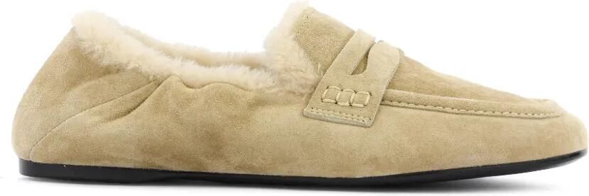 GUGLIELMO ROTTA Lammy loafers Beige