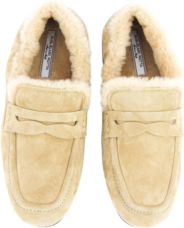 GUGLIELMO ROTTA Lammy loafers Beige - Foto 2