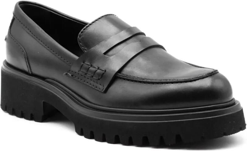 GUGLIELMO ROTTA Leren loafers Zwart - Foto 3