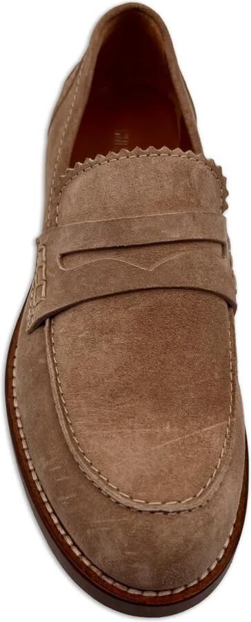 GUGLIELMO ROTTA Loafers met gewelfde afwerking Beige - Foto 3