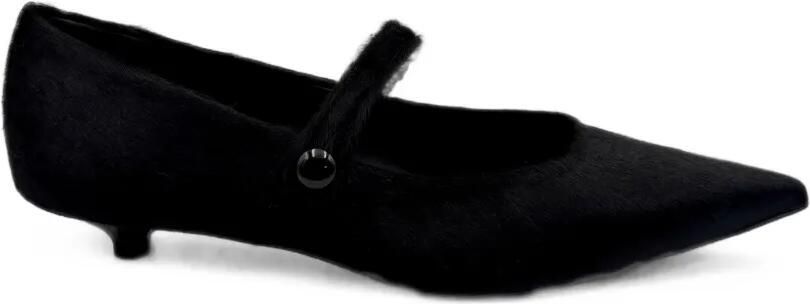 GUGLIELMO ROTTA Mary Jane pumps met puntige neus Zwart