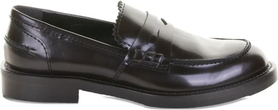 GUGLIELMO ROTTA Pretty Indio leren loafers Zwart