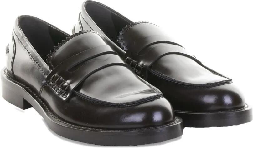 GUGLIELMO ROTTA Pretty Indio leren loafers Zwart - Foto 3