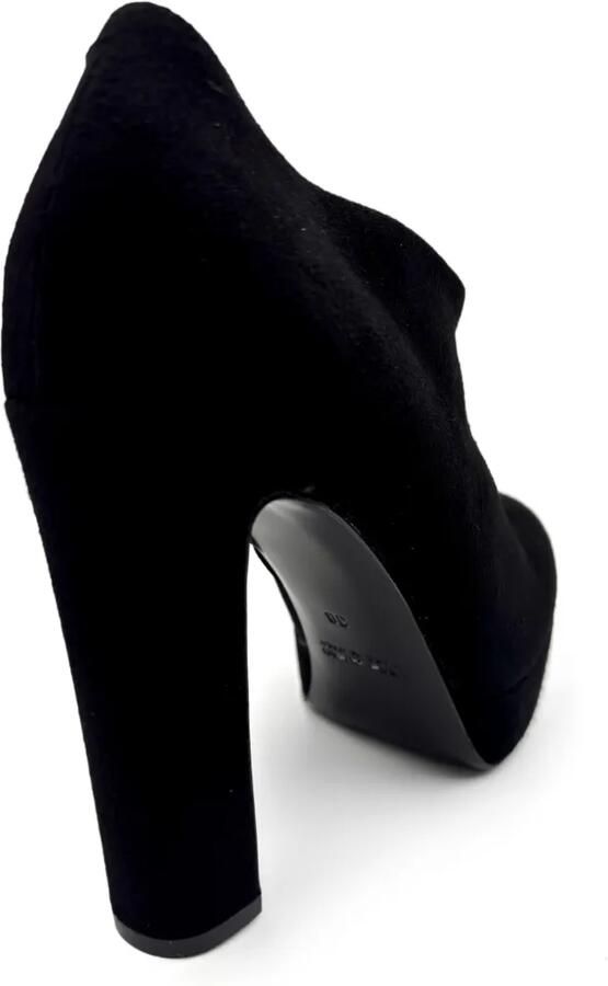 GUGLIELMO ROTTA Pumps met suède-effect en plateauzool Zwart - Foto 2
