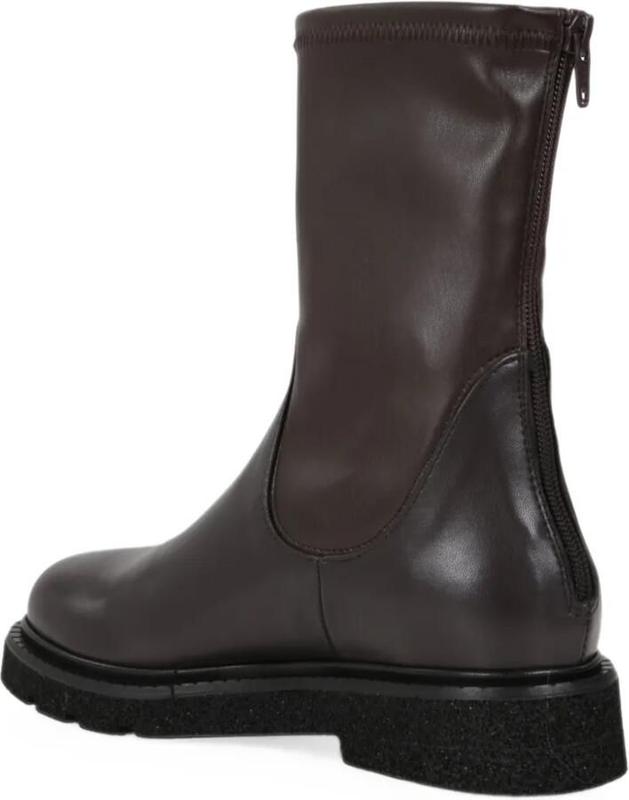 GUGLIELMO ROTTA rear zip-fastening leather ankle boots Bruin - Foto 2