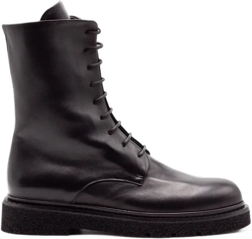 GUGLIELMO ROTTA Veterlaarzen met chunky zool Zwart