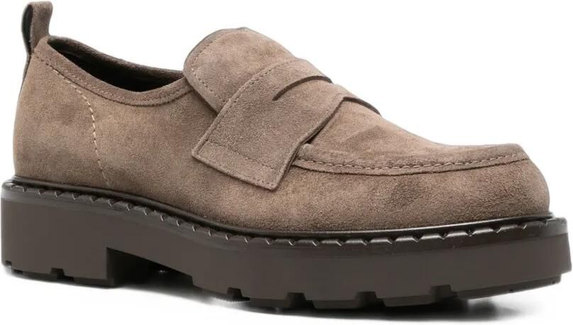 GUGLIELMO ROTTA Wallace suède loafers Bruin - Foto 3