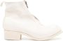 Guidi Debbie leren enkellaarzen Wit - Thumbnail 1