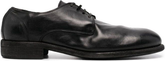 Guidi Derby veterschoenen Zwart