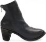 Guidi distressed heel boots Zwart - Thumbnail 1