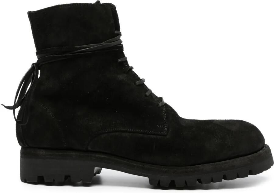 Guidi 795V leren enkellaarzen Zwart