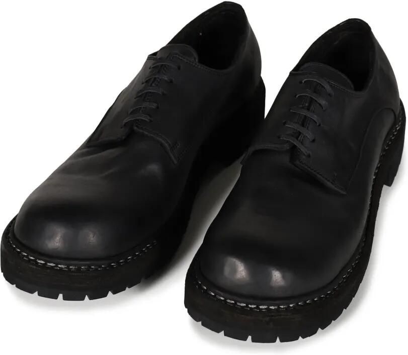 Guidi Big Daddy leren schoenen met Noorse rand Zwart - Foto 2