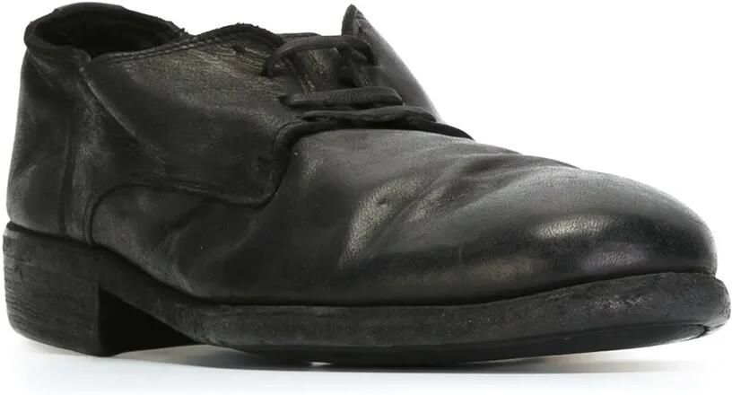Guidi distressed Derby shoes Zwart - Foto 3