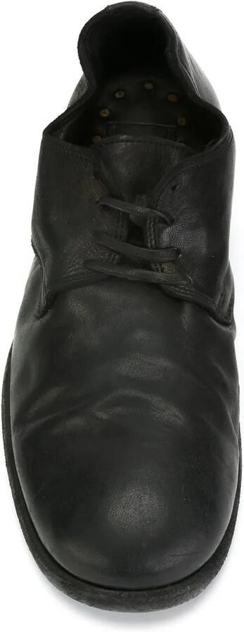 Guidi distressed Derby shoes Zwart - Foto 4