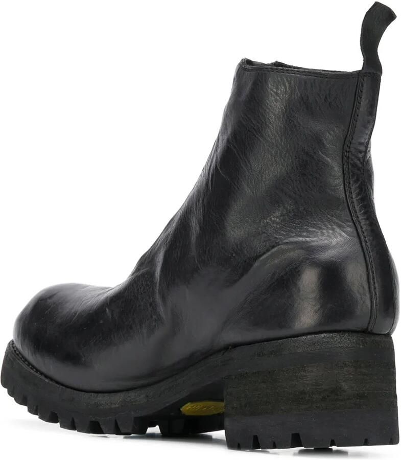 Guidi front zip ankle boots Zwart - Foto 2
