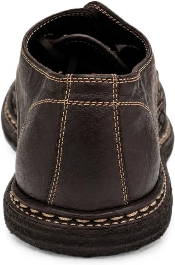 Guidi Geweven leren derby schoenen Bruin - Foto 2